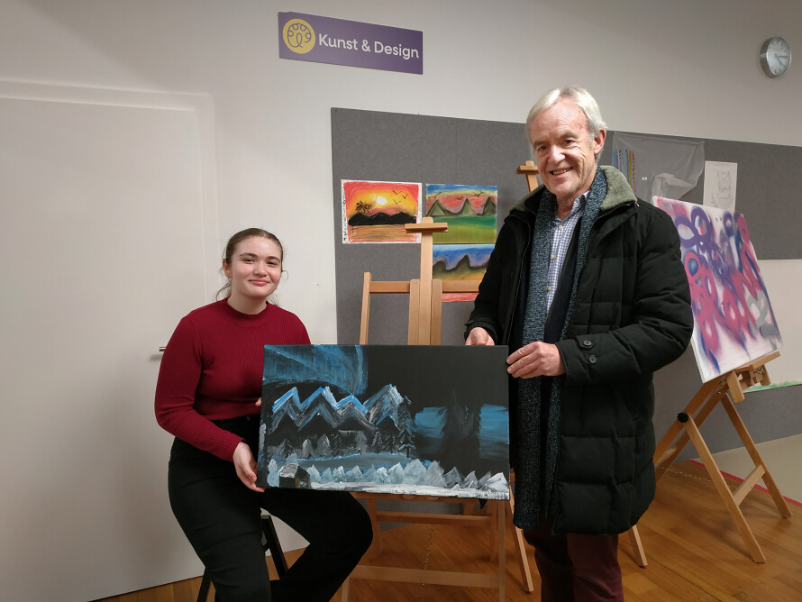 Junges Talent verkauft erstes Bild